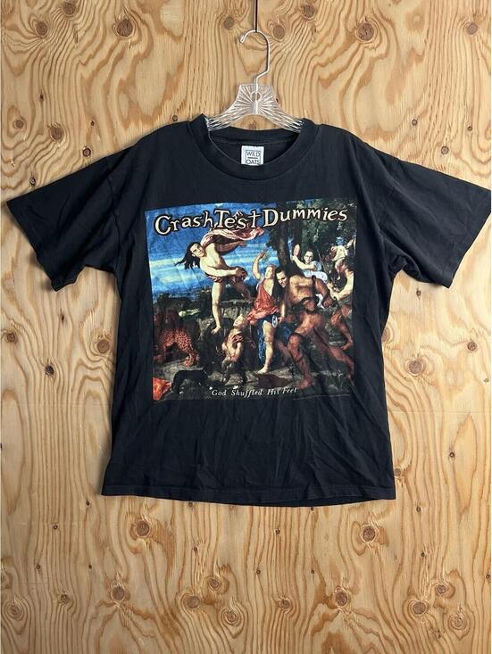 Vintage Other - RARE VTG 1994 Crash Test Dummies God Shuffled His Feet Album Promo Tee Mens L